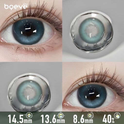 Belle Époque Lentilles De Contact Colorées Vert D'Eau