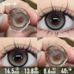 Brun Crème Lumineux Lentilles de Contact