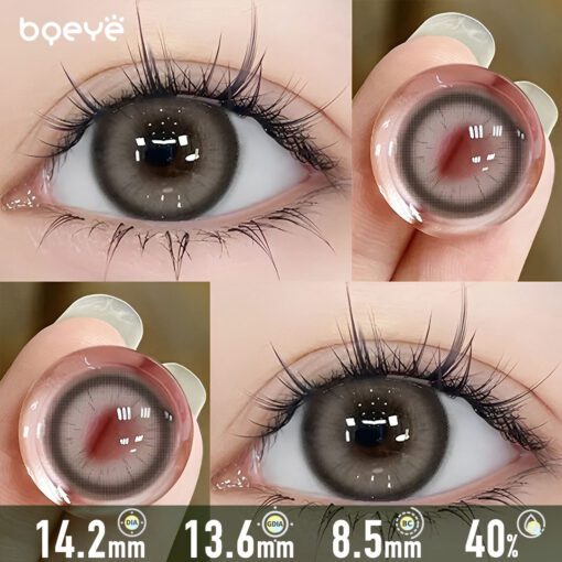 Chocolat Soyeux Brun Lentilles De Contact