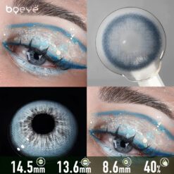 Lentilles de Contact Bleu Glacier