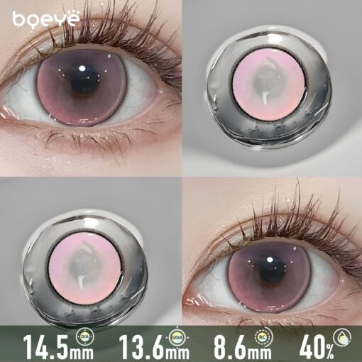 Promenade Stellaire Rose Lentilles De Contact