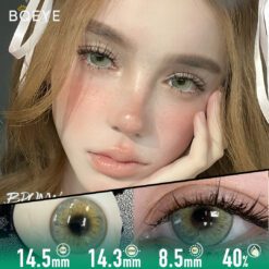 Lentilles de Contact Marron Moutarde