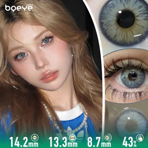 Lentilles De Contact American Bleu Charmant